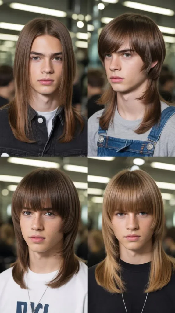 27 Cool Long Straight Haircuts for Boys Ideas