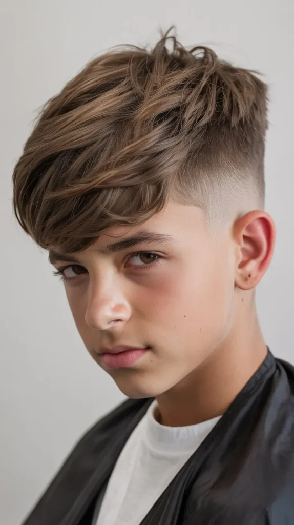  Long Taper Fade with Layers