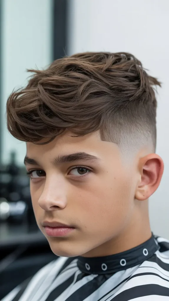 Long Textured Crop Fade