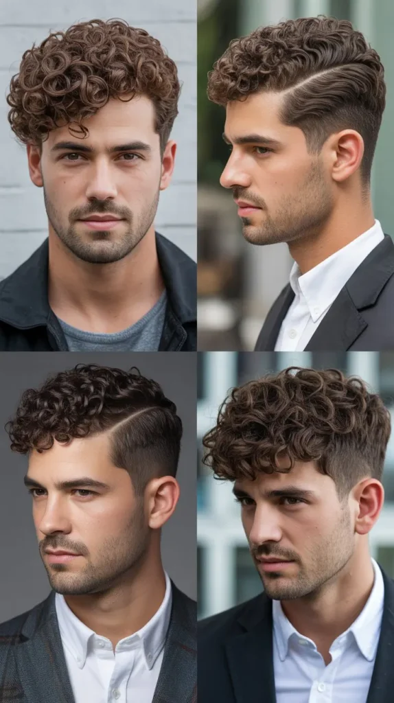  Curly Comb Over