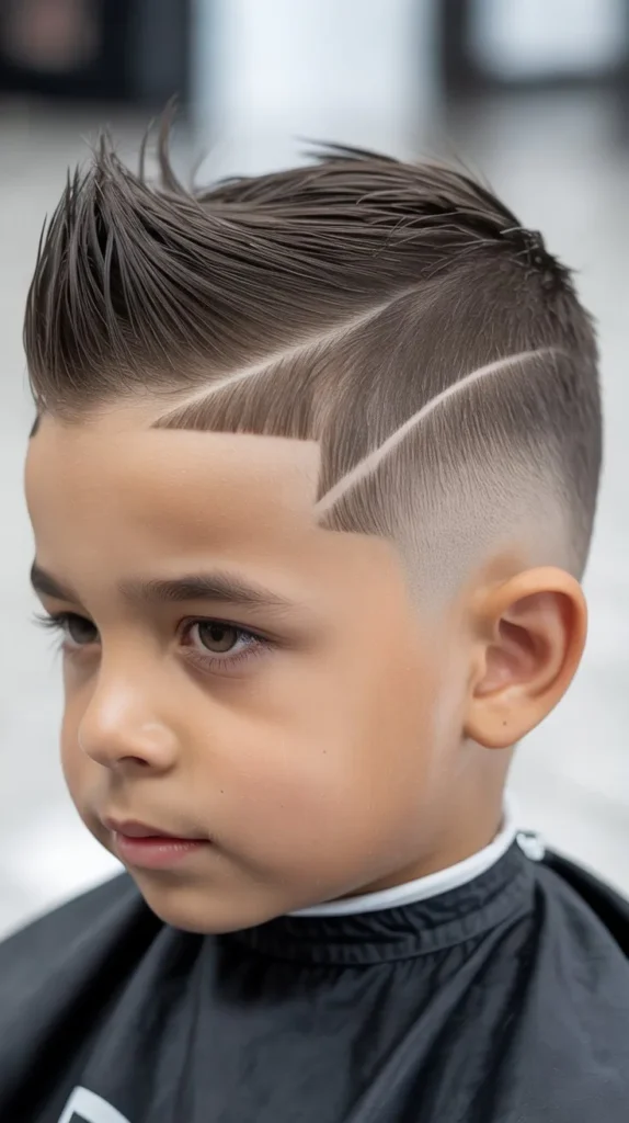 Mohawk-Inspired Fade Faux Hawk