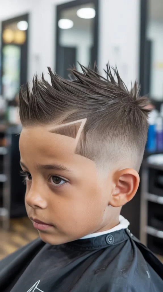 High Fade Spiky Faux Hawk