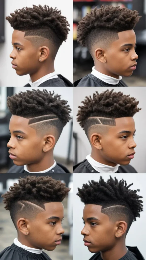  Faux Hawk Fade