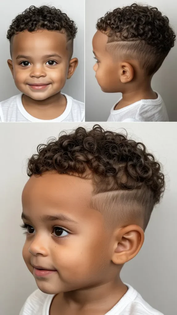 The Curly Taper Fade