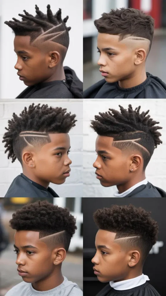 Burst Fade Mohawk