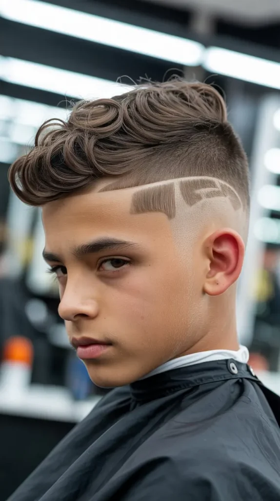Long Drop Fade with Waves