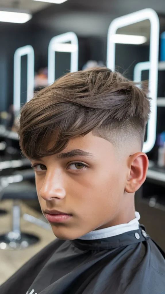  Long Fringe Fade