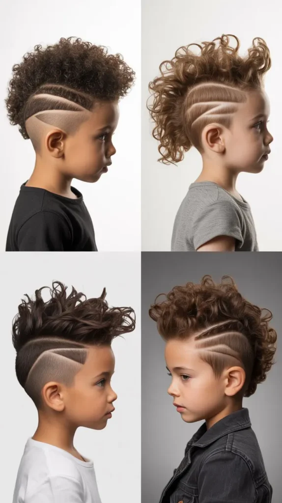 Curly Hawk with Undercut