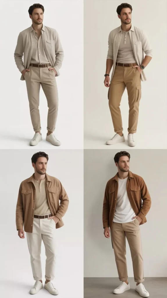 White Sneakers With Neutral Outfits