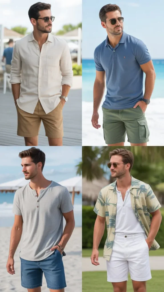 Relaxed Fit Shirt with Shorts