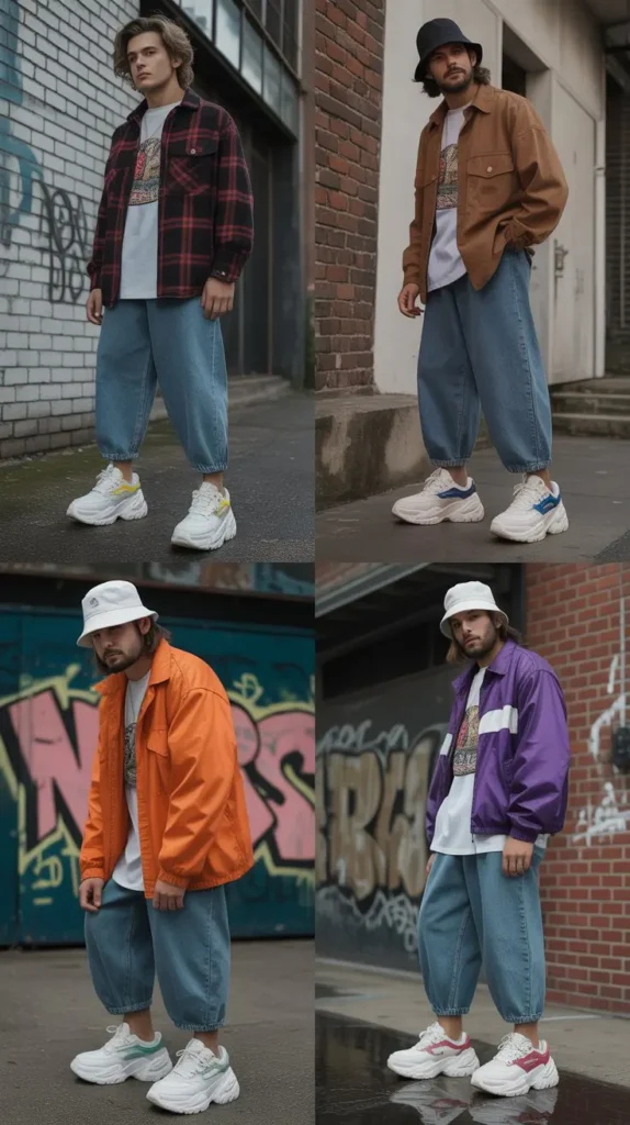 Retro Sneaker Focused Outfit