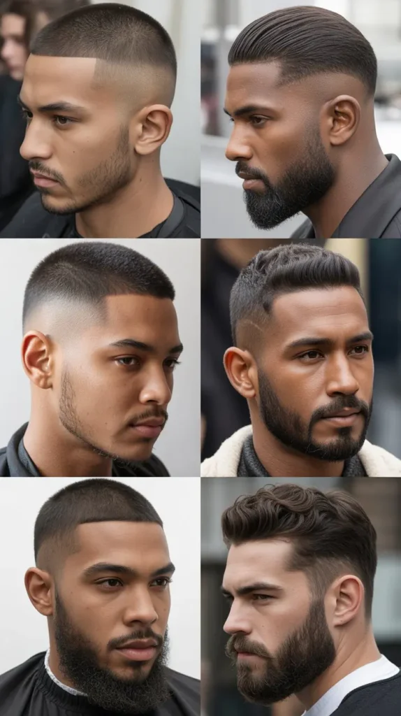 Bald Fade with Beard
