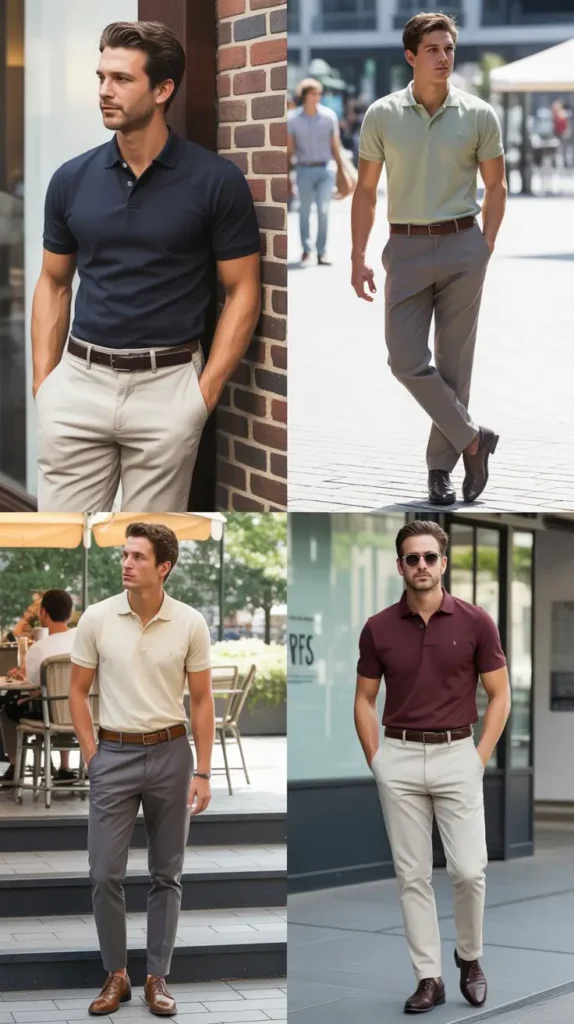 Polo Shirt with Chinos