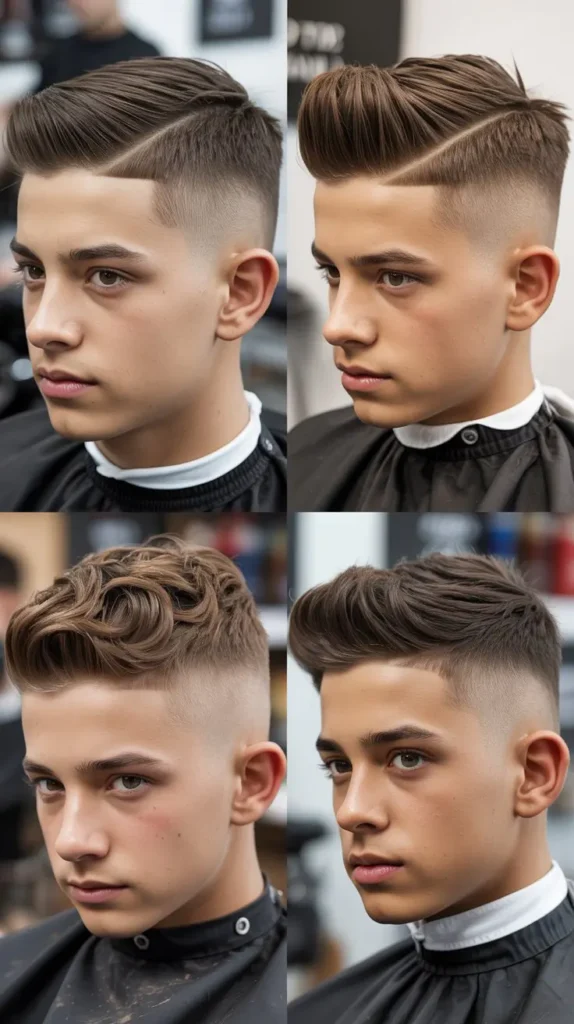 High Fade Straight Haircut