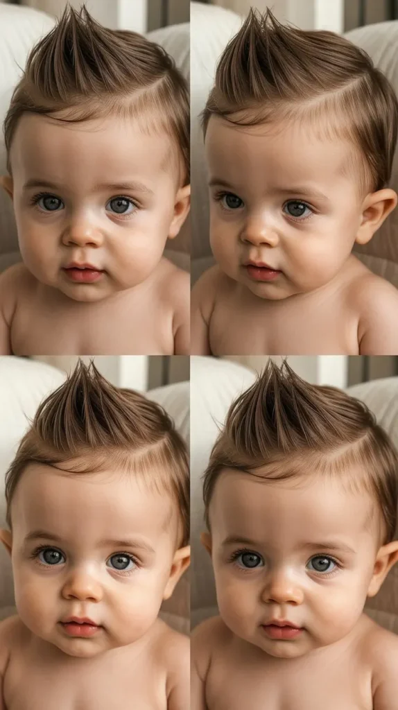 . Short Brushed Up Style