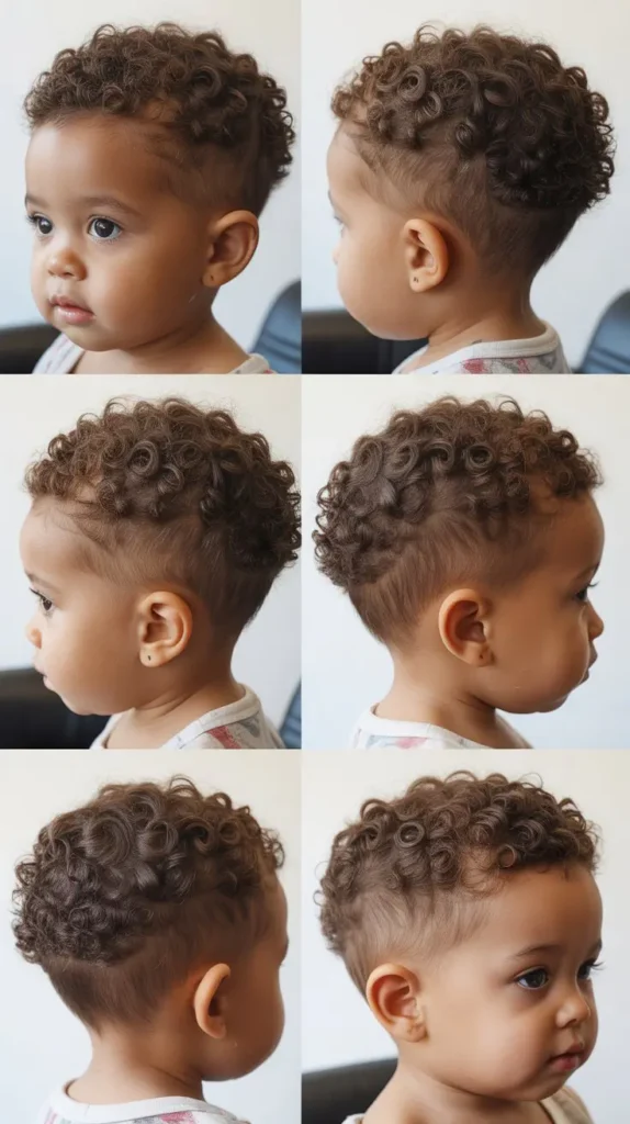  Low Fade Curly Cut