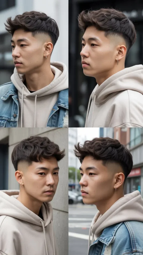 Curly Undercut Style