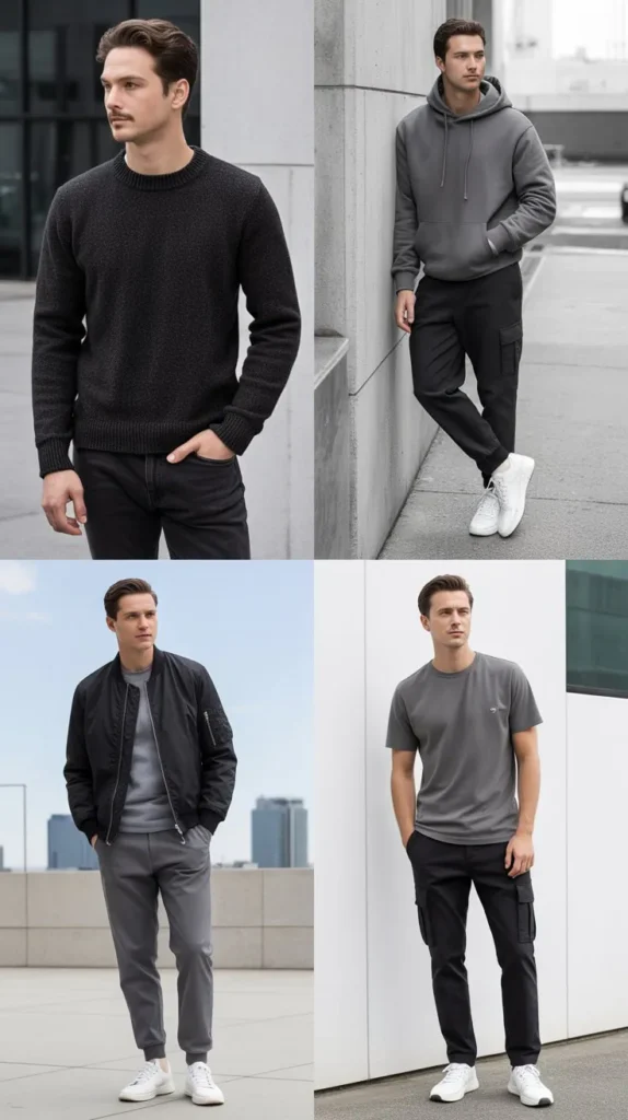 Monochrome Casual Outfit
