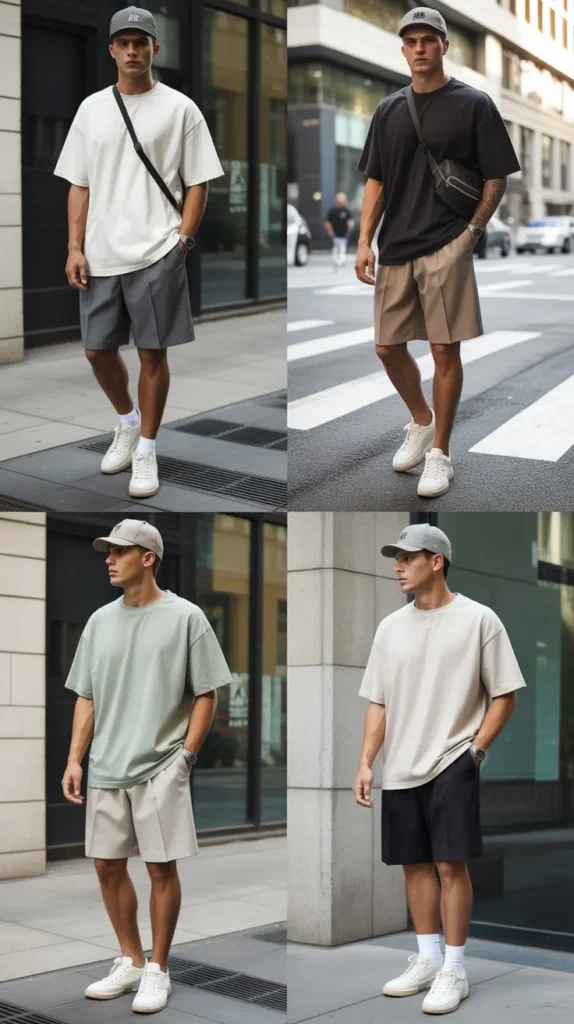 Oversized T-Shirt with Shorts