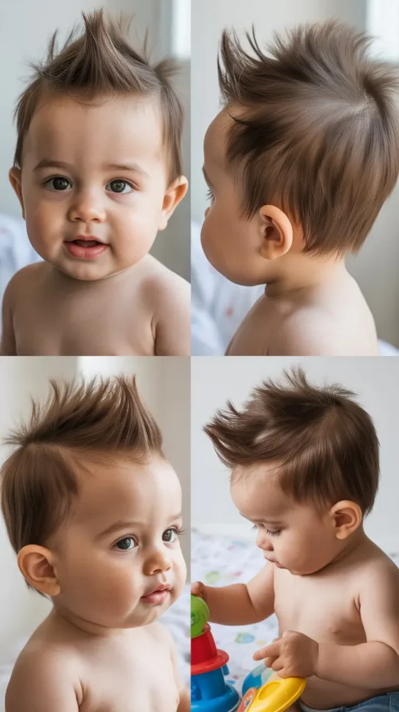 Tiny Faux Hawk Cut