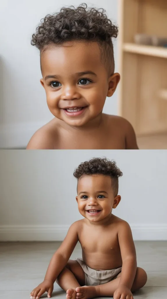2. Textured Crop with Defined Curls