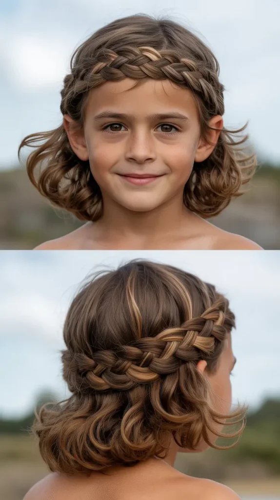 18. The Textured Crown Braid
