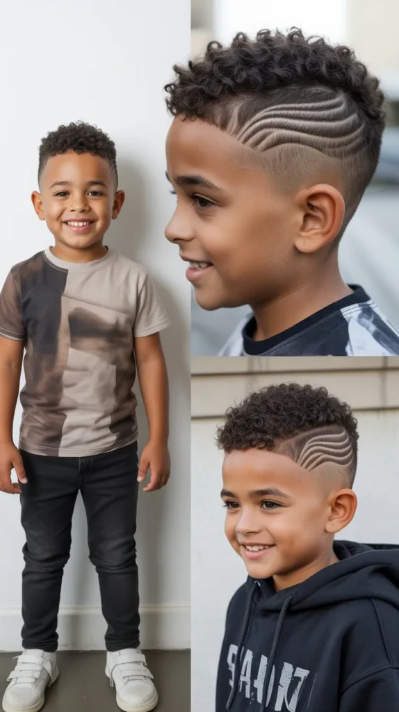  Faux Hawk with Wave Patterns