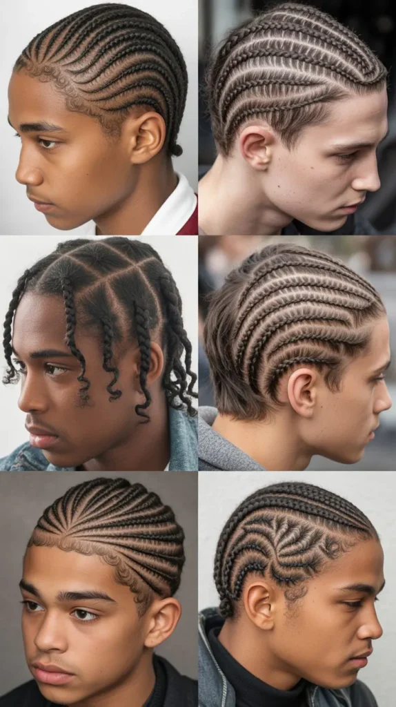 Curved Cornrows