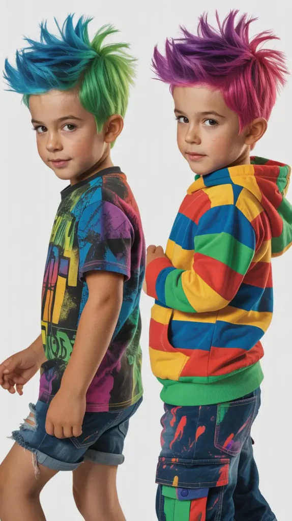Color-Block Faux Hawk Design