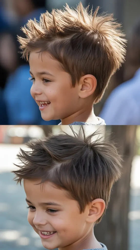 4. Messy Spiky Haircut