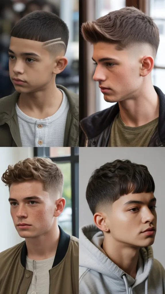 Textured Crop Cut