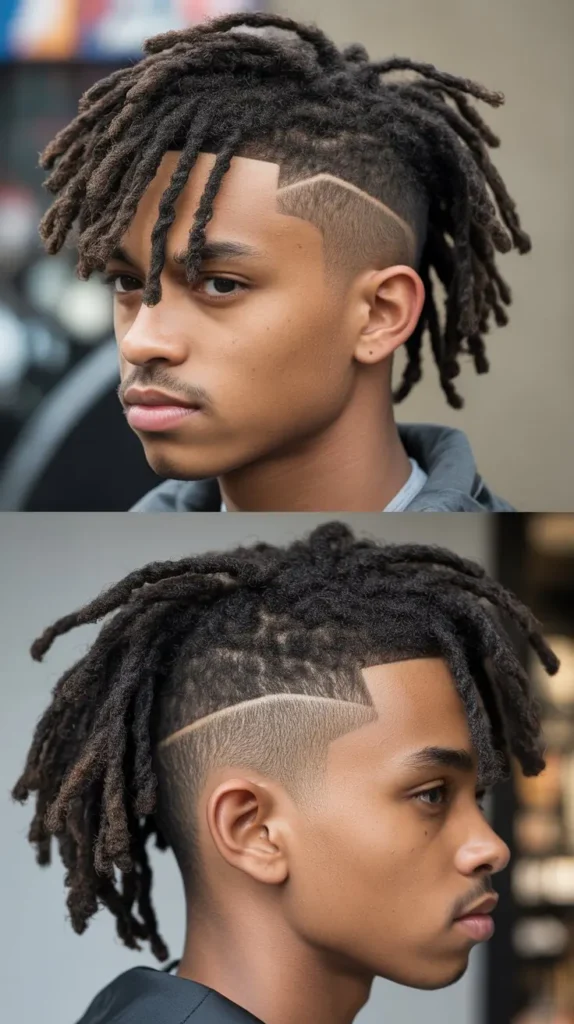 Twisted Dreads with Fade