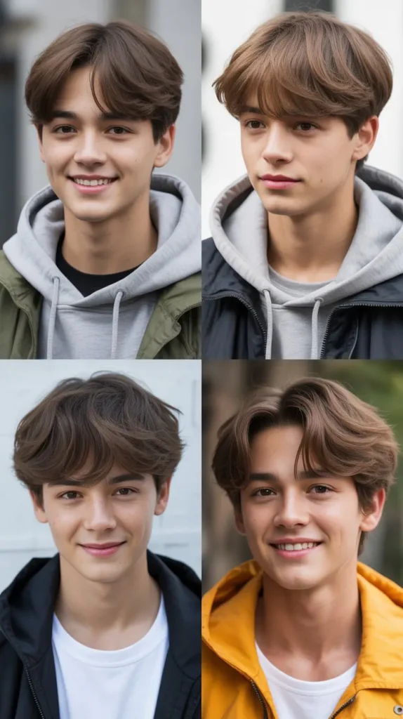 Middle Part Hairstyle