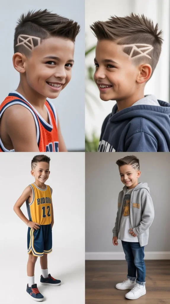 Faux Hawk with Number Lines