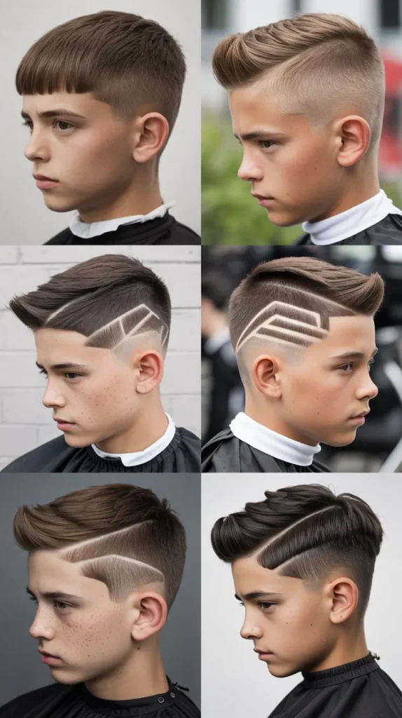  Flat Top Straight Hair