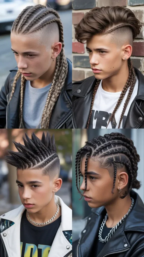 Braided Faux Hawk