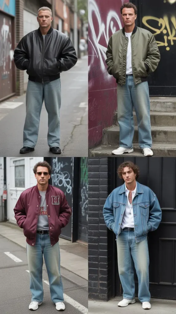 Bomber Jacket with Jeans