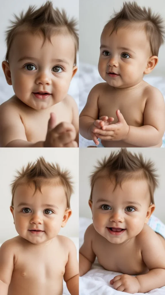 Spiky Top Short Haircut