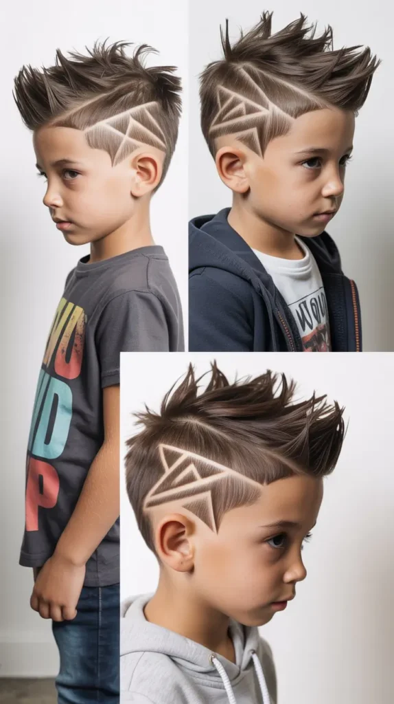 Faux Hawk with Undercut Design