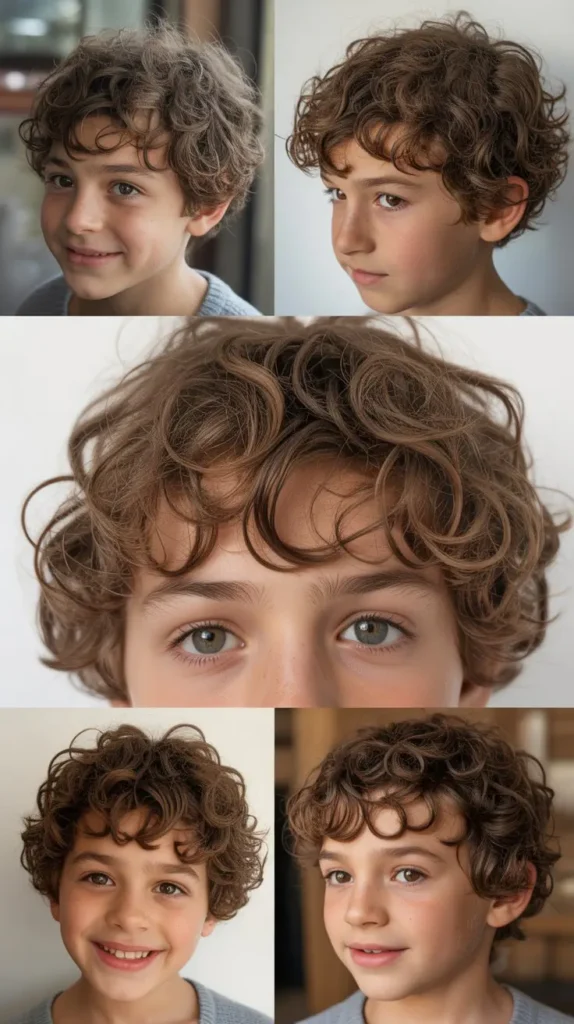  Messy Curly Fringe