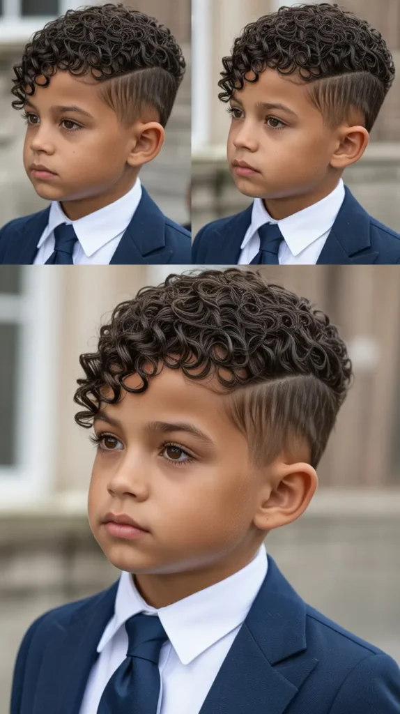 Curly Comb Over