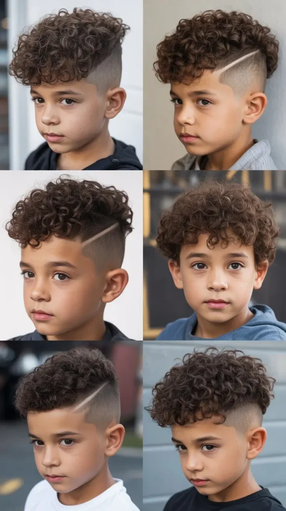  Curly Undercut