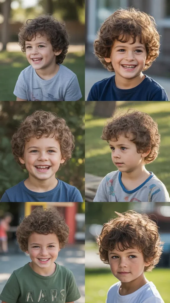 Messy Curly Hairstyle