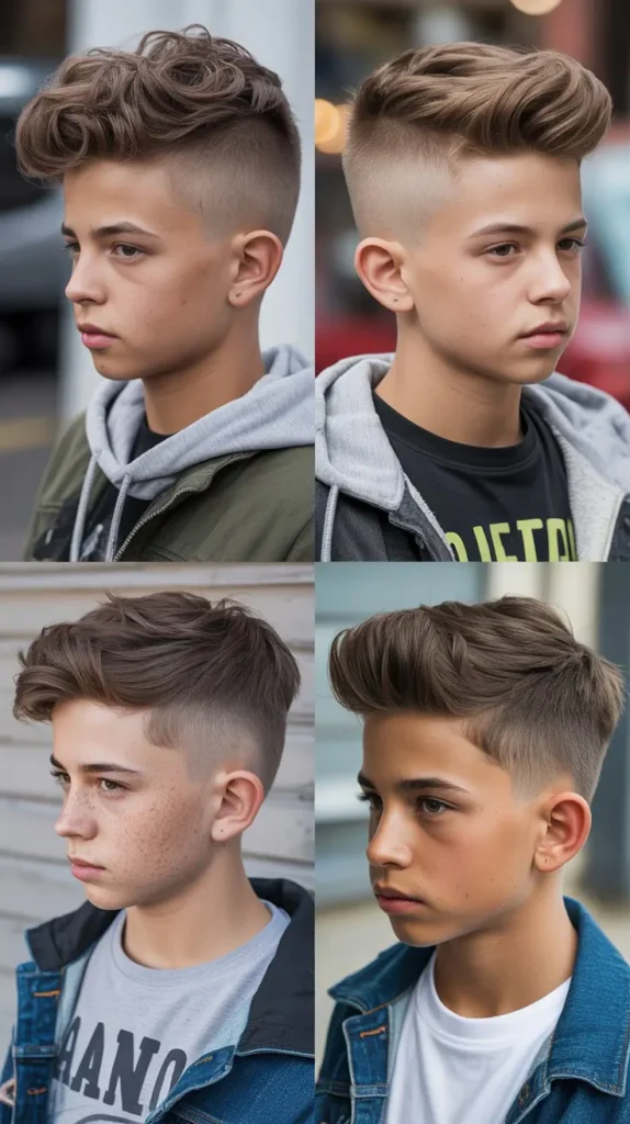 Low Fade with Quiff