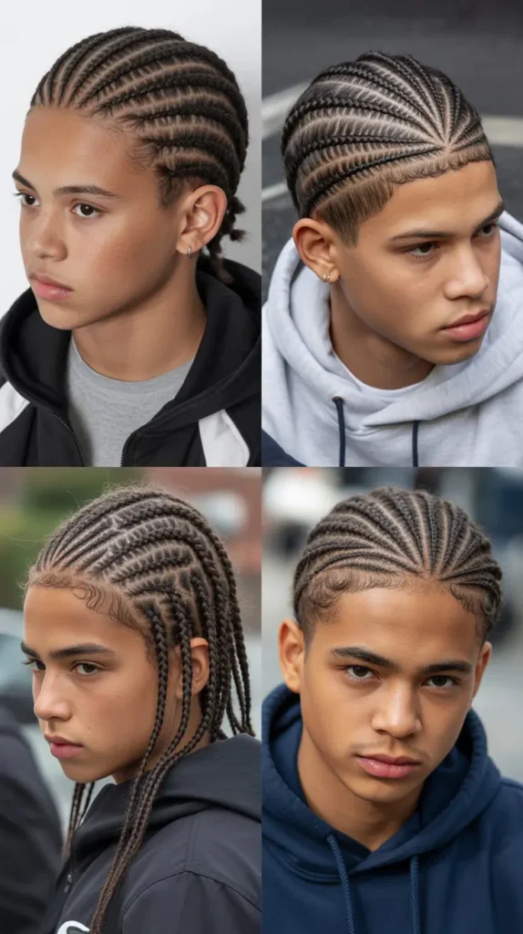 Straight Back Braids
