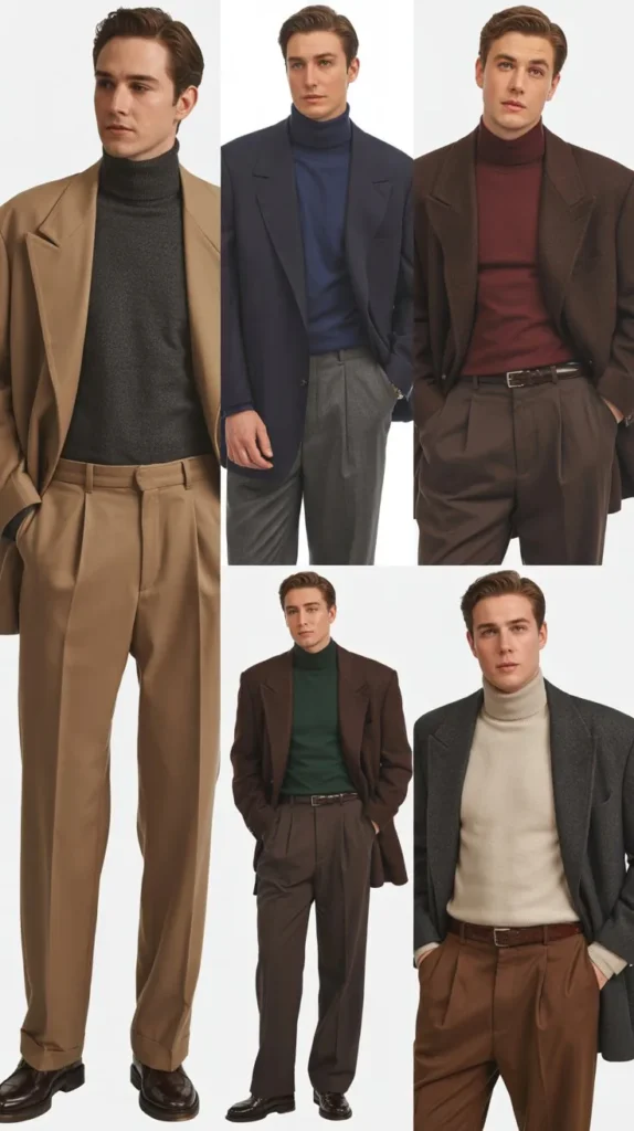 Turtleneck with Blazer