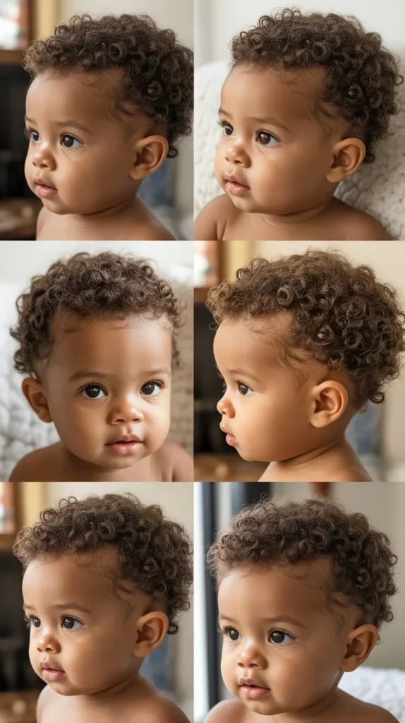 Mini Curly Afro Fade