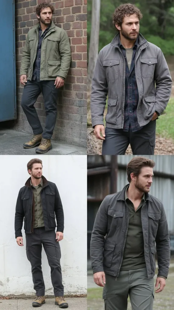 Utility Jacket with Boots