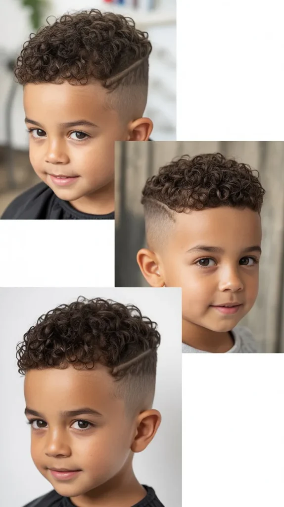 Curly Crew Cut