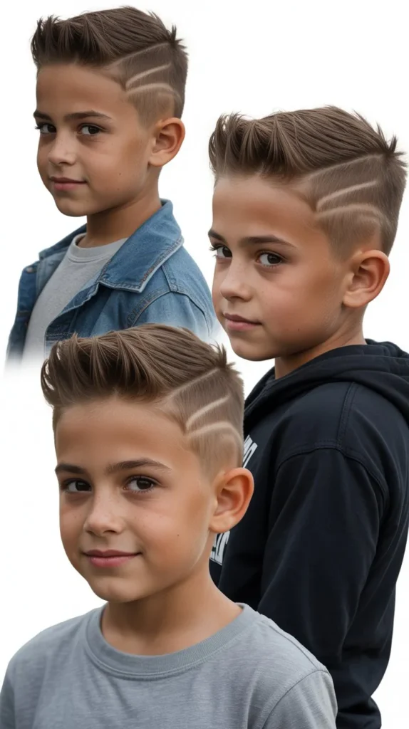 Classic Faux Hawk with Subtle Lines